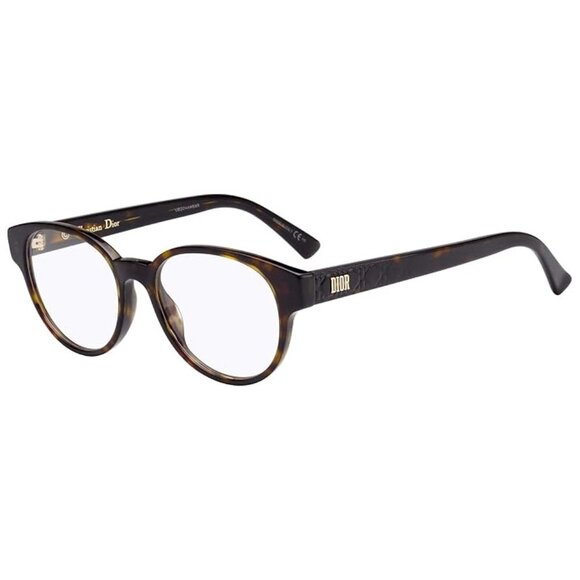 NEW DIOR WOMEN HAVANA BROWN WOMEN EYEGLASSES CHRISTIAN DIOR - Picture 1 of 3